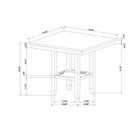 Claui - Bar Table - Natural HouseOfZazla