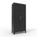 Shapely Doors Cabinet, Metal Storage Cabinet With Doors And Adjustable Shelves HouseOfZazla