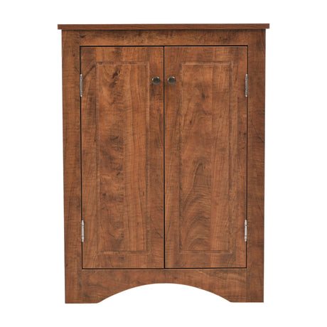 Triangle Bathroom Storage Cabinet With Adjustable Shelves, Freestanding Floor Cabinet For Home Kitchen HouseOfZazla