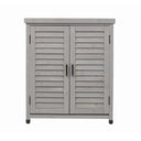 Potting Bench With Storage Cabinet And Metal Table Top For Outdoor HouseOfZazla
