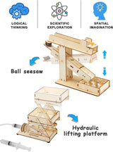 6 in 1 STEM Kit, Science Experiment STEM Projects Educational 3D Wooden Puzzle, DIY Toys Building WoodArtSupply