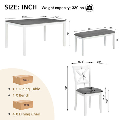 Modern Dining Table Set With Chairs For Kitchen HouseOfZazla