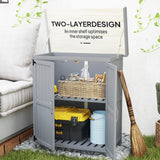 Wooden Potting Bench with 2 Doors and Outdoor Storage Cabinet
