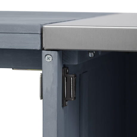 K&K 66.5" Outdoor Kitchen Island for Big Green Egg Grills HouseOfZazla