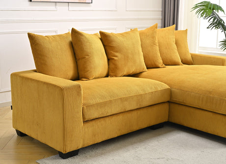 Luxe - Oversized 2 Piece Sectional Couches For Living Room, L Shaped Sofa With Chaise HouseOfZazla