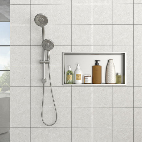 Stainless Steel Shower Niche With Seamless Design For Bathroom Storage HouseOfZazla