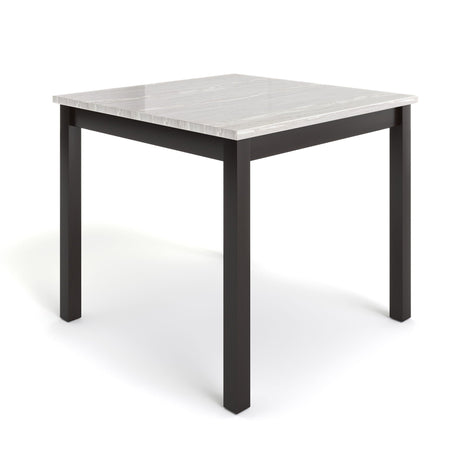 Leon - Bar Table And 4 Bar Stools - Espresso / White HouseOfZazla