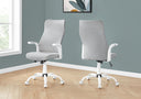 Office Chair, Adjustable Height, Swivel, Armrests, Contemporary & Modern HouseOfZazla