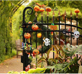 60Pcs Halloween Crafts Unfinished Wooden Ornaments Kit DIY Wood Cutouts 60 Pcs Twine Ropes Kids WoodArtSupply