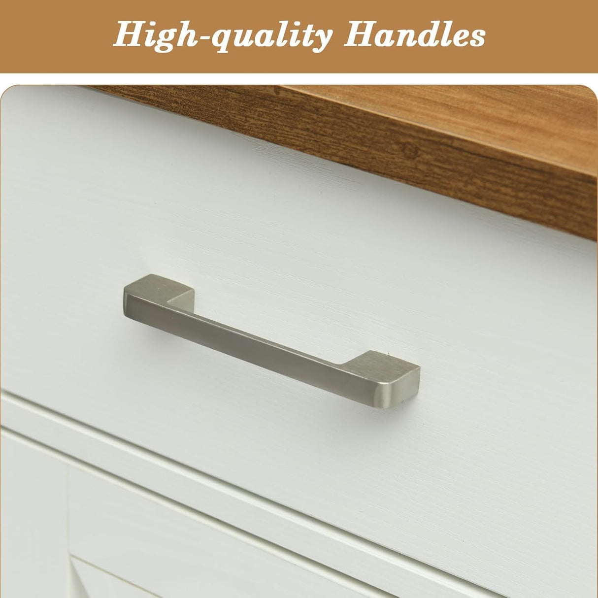 REVOMINCA 55 Inch Buffet Cabinet with 3 Drawers and 4 Barn Doors, Sideboard Coffee Bar for Kitchen, Farmhouse Coffee Bar with Storage, White REVOMINCA