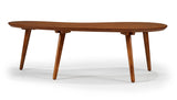 Camaflexi Mid Century Modern Coffee Table, Castanho Camaflexi