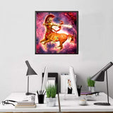 SUNKOO 12×12 inches DIY 5D Diamond Painting Full Constellation Diamond Painting by Numbers Diamond Embroidery Dotz Kit Arts Crafts,Sagittarius LeePakQ