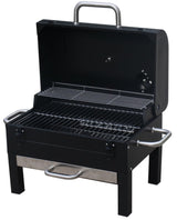 GasOne Portable Charcoal Grill – 18-inch Tabletop Charcoal Grill with Side Handles and Lid – Compact BBQ Charcoal Grill for Picnic, Tailgate, Travel – 2-Tiered Outdoor Charcoal Grill Gas One