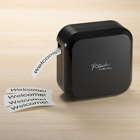 Brother P-touch CUBE Plus Bluetooth Label Maker (PT-P710BT), white Brother