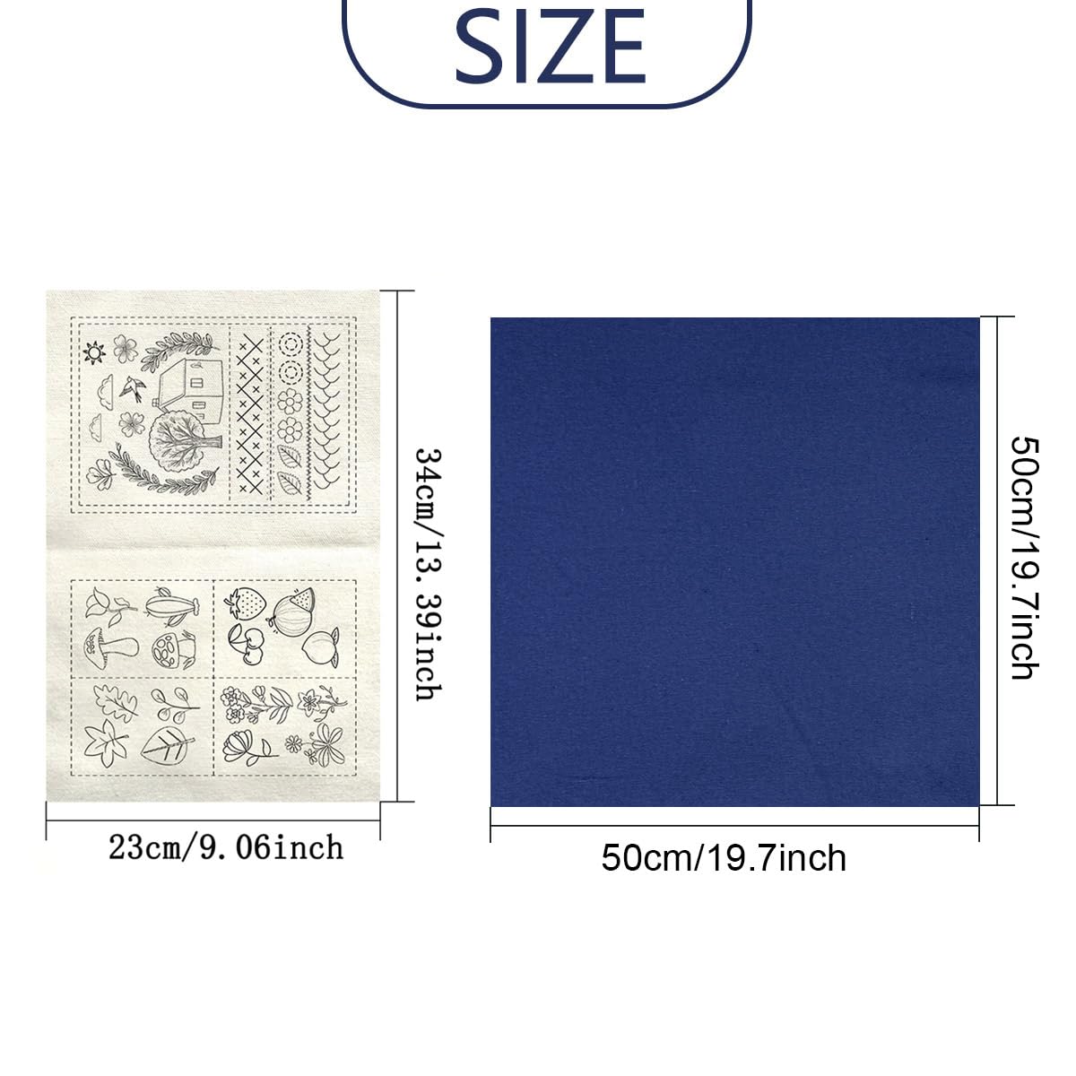 Zhenqing StitchCraft Complete Embroidery Book Kit – 200+ Patterns, 24 Threads, Hoop, Fabric & Tools – Beginner to Advanced DIY Stitching Set with English Guide Zhenqing