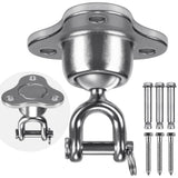 SELEWARE Heavy Bag Hanger Punching Bag Heavy Bag Ceiling Mount Hanger Silent Ball Swivel for Boxing Muay Thai Training Speed Bag, Heavy Duty Swing Hanger Swivel Hook for Tire Net Swing Hardware SELEWARE