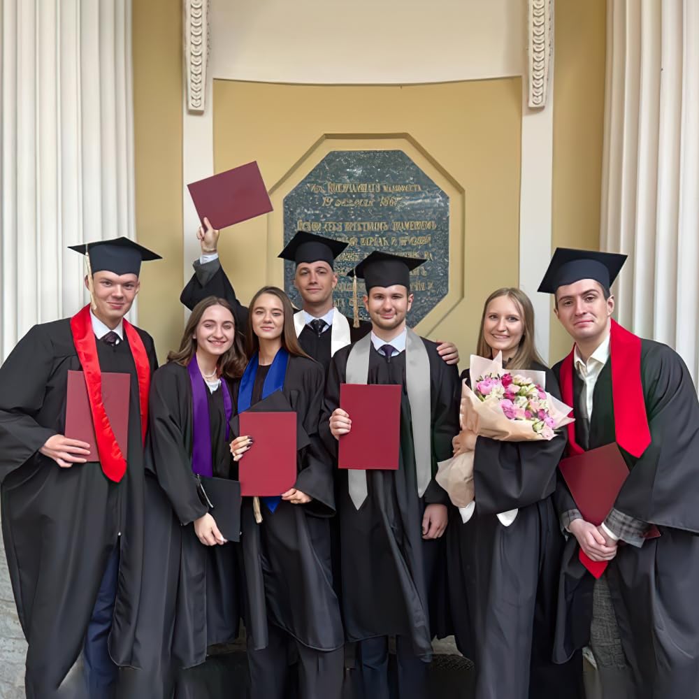 Graduation Stole Class of 2025 White Stoles for Graduation 2025 Graduation Sash Unisex Adult Plain Graduation Stole Graduation Honor Stole Sash Graduation Senior Sash 70”for Graduation Party Gifts FlexiTonic