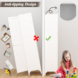 GREATMEET 65" Food Pantry Cabinet, Tall Kitchen Pantry Cabinet, White Metal Farmhouse Kitchen Cupboard with Doors and Adjustable Shelves for Dining Room, Living Room and Laundry GREATMEET