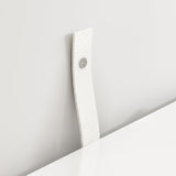 Hitow 8 Drawers Double Dresser for Bedroom, Wooden Wide Dresser with Light & Glossy Surface, Modern White Chest of Drawers, LED Light, White, 63”W x 15.7”D x 30.9”H Hitow