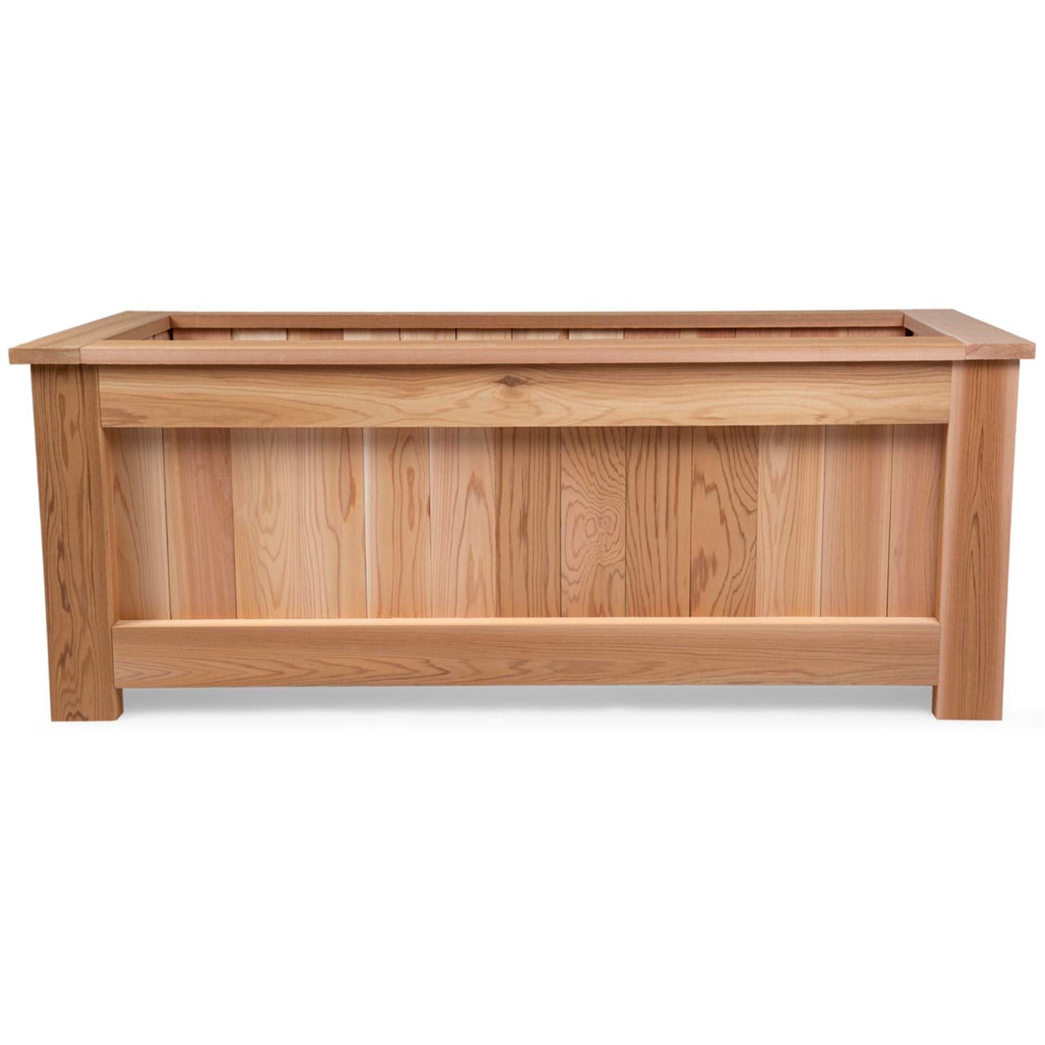 All Things Cedar 4-ft Box Planter - WoodArtSupply