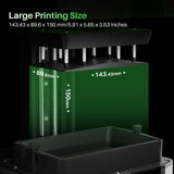 ELEGOO Mars 5 Resin 3D Printer, 4K 6.6" Mono LCD, Overheat Protection, Smart Mechanical Sensor, Auto-Leveling, Printing Size of 5.91 x 5.65 x 3.53 inch ELEGOO