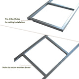 DIYHD 3-Tier Ceiling Mount Shelf Brackets,Industrial Rustic Black Storage Hanging Pipe Shelf,Max Load 100lbs,No Wooden Plank DIYHD