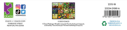 Ceaco - Tracy Flickinger - Colorful Harvest - 300 Piece Jigsaw Puzzle