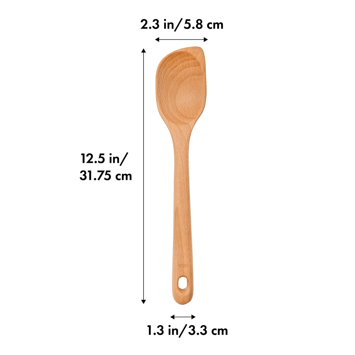 OXO Good Grips Wooden Corner Spoon, Brown, Set of 1 OXO