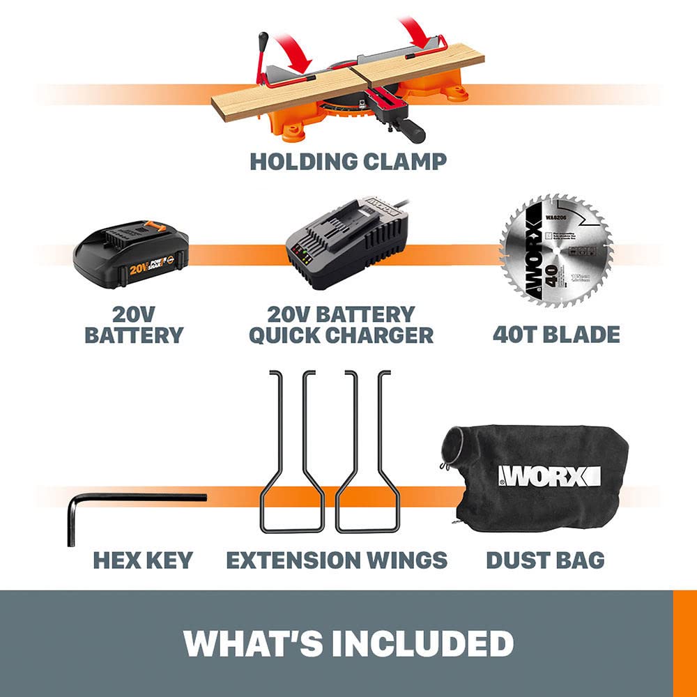 SLIDING MITER SAW KT 20V WORX