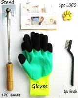 AIMOADO Compass Branding Iron Stamp, 1 1/2" Wood Branding Iron Personalized Logo for Meat, Burger, Wood, Hats with Full Set Tools AIMOADO