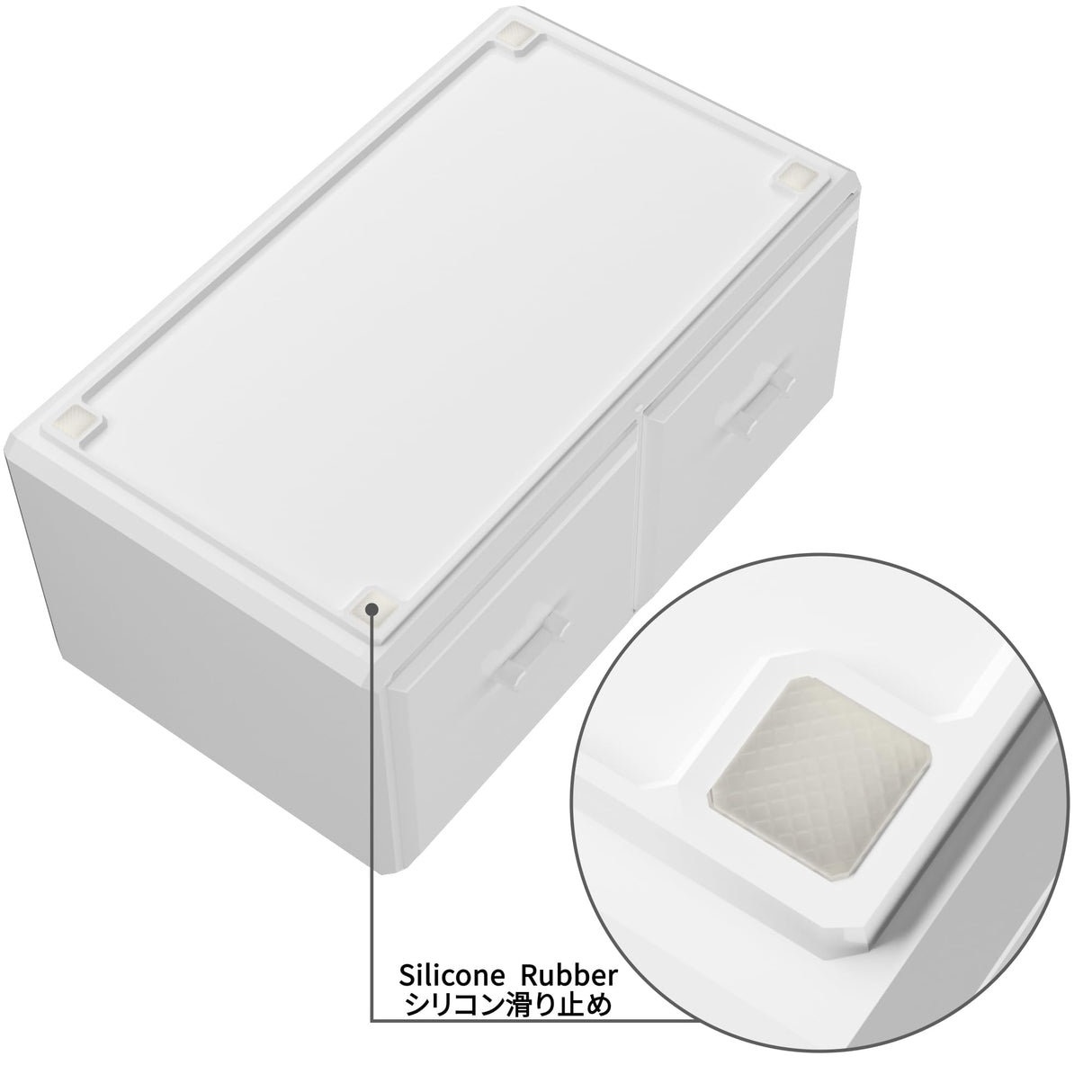 READAEER Makeup Cosmetic Organizer Storage Drawers Display Boxes Case with 12 Drawers (White) READAEER