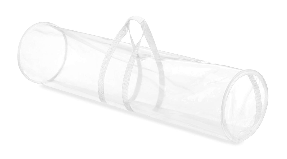 Whitmor 6044-4924 Clear Gift Wrap Organizer - Zippered Storage for 25 Rolls Whitmor