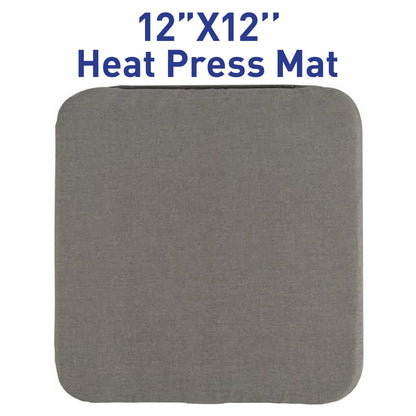 IMREN Heat Press Machine, 12" x 10" Portable Heat Press for T Shirts and Hoodies,Heat Press for Sublimation,Vinyl,Heat Transfer Project, Heat Press Machine with Heat Press Pad - Blue - WoodArtSupply