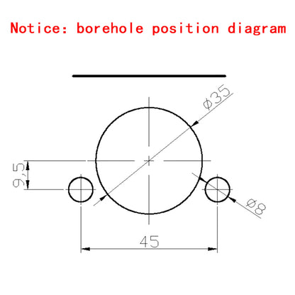 LGXEnzhuo Drill Bag Model 45-9.5 110V Pneumatic Hinge Boring Machine Drill Bag for Bailong Hinges - WoodArtSupply