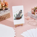 WEBEEDY 20 Sets DIY Sea Animals Theme Greeting Card Making Kit with Instruction for Adult Beginner 5 Styles Dolphins,Fish,Sea Turtles Paper Quilling Kit Summer Theme Party Decoration Gifts WEBEEDY