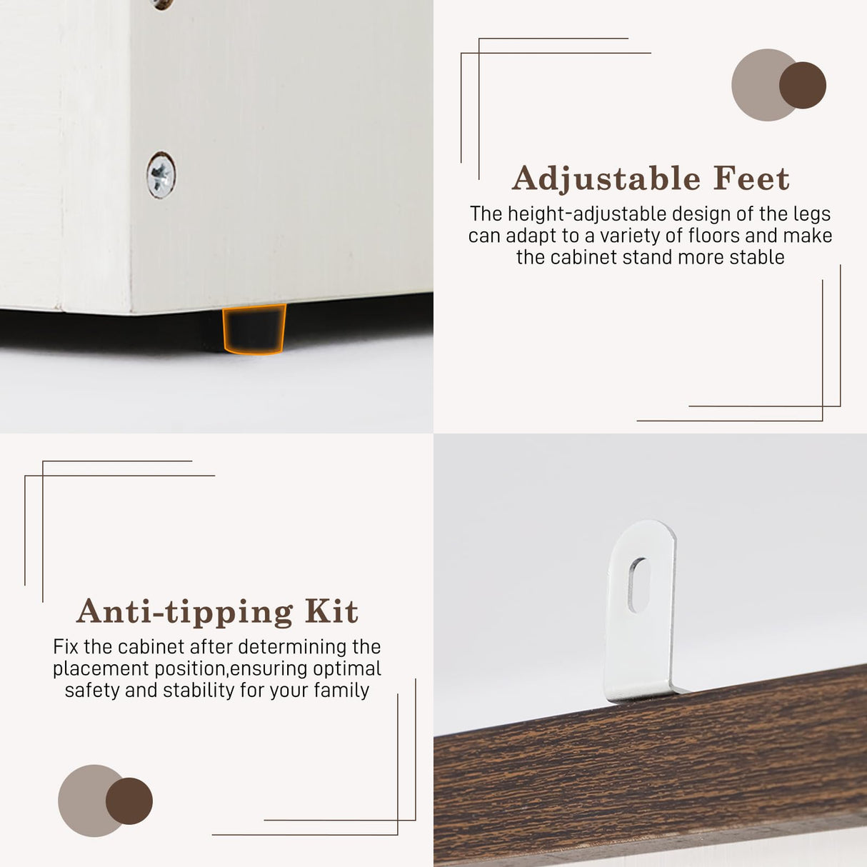 Farmhouse 2 Doors Armoire Wardrobe Closet w/Folding Sliding Barn Door and Lights, LED Armoire Closet w/Drawers for Bedroom, Freestanding Wooden Wardrobe Storage Closets w/Hanging Rod,Antique White jiteentarou