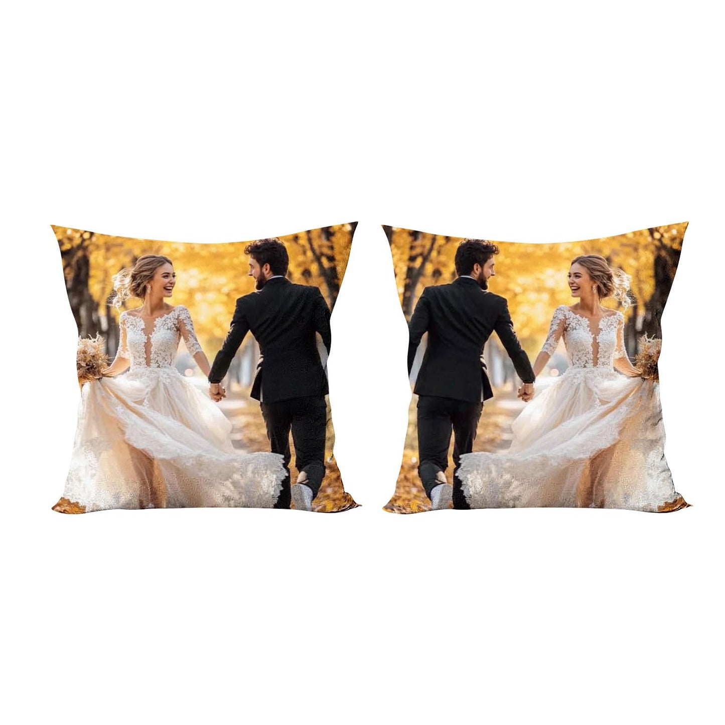 TANGNADE Sublimation Pillow Covers Personalized Throw Pillow Cover with Pictures or Text Custom Photo Pillow Customized Gift