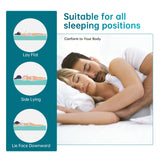 FDW 14 inch Gel Memory Foam Mattress Medium Firm Mattresses for Cool Sleep Relieving No Fiberglass CertiPUR-US Certified Mattress in a Box,Queen FDW