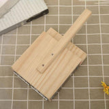 DEARMAMY Wooden Tortilla Press, Wood Dough Dumpling Presser Dumpling Skin Makers Ravioli Mold Dumpling Wrapper Presser Pizza Dough Pastry Press Tool for Kitchen Baking DEARMAMY