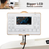 Massage Chair Full Body, SL Track Zero Gravity Massage Chair Recliner with Heating, Bluetooth Speaker, Body Scan, Foot Roller & Airbags Massage, AI Voice Control, Wireless Charging, White Artist hand