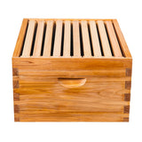 Honey Lake 10 Frame Bee Hive Box, Langstoth Deep Brood Bee Box Dipped in 100% Beeswax Includes Beehive Frames and Waxed Foundations, Beehive Box for Beginner Beekeeper (Unassembled) Honey Lake