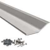 FOSLUOC Garage Door Seal Top and Sides Seal Strip 34FT Rubber Weather Stripping Replacement Soft and Hard Composite, Weatherproofing Universal Sealing (Grey) FOSLUOC