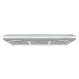 CIARRA Range Hood 30 inch Under Cabinet Ductless Vent Hood for Kitchen Stove Hood with 3 Speed Exhaust Fan in Stainless Steel CIARRA