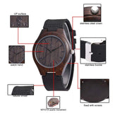 Godchoices Personwatch2-GODalized Wooden Watch with Photo Or Message Double-Side Engraving for Men Godchoices
