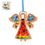 DIY Mosaic Kit for Adults & Kids – Feather, Bird, Cat & Heart Designs – Christmas Gift Arts and Crafts Kit with Grout & Tools – Easy Mosaic Craft for Beginners (Angel) TATREBCRE