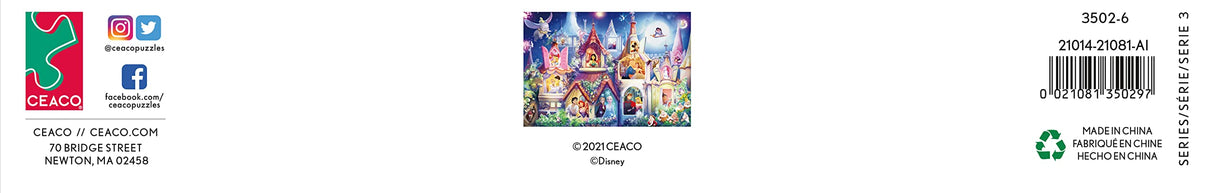 Ceaco - Disney - Princess Castle - 2000 Piece Jigsaw Puzzle Ceaco