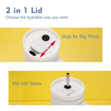 Sublimation Tumblers, 4 Pack 40oz Insulated Tumbler, 100% Leak Proof, with Handle & Lid & Straw & Brush, Stainless Steel Iced Coffee Tumbler Bulk, DIY Gift for Women Men Travel Party Car Office, White Skyflora