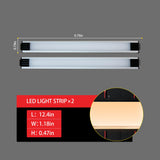 S.Walt Garage Storage Cabinets System, 6-Pcs Workshop Cabinet Set in Black and Red, Included Steel Cabinets, LED Lights, Wood Panel, Key Locking, Adjustable Door Panels and Legs, Black & Red S.Walt