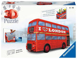 Ravensburger London Bus 216 Piece 3D Jigsaw Puzzle for Kids and Adults - 12534 - Great for Any Birthday, Holiday, or Special Occasion Ravensburger