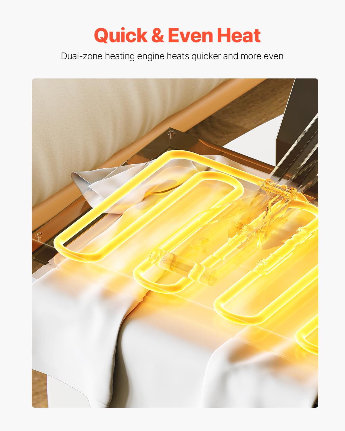 VEVOR 2 in 1 Heat Press Machine for T Shirts and Hats, 15x15 Inch Professional Swing Away Digital Tshirt Press Machine for Sublimation, Vinyl, Heat Transfer Projects VEVOR